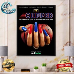Official Poster For Clipped The Scandalous Story Of La’s Other Basketball Team Poster Canvas
