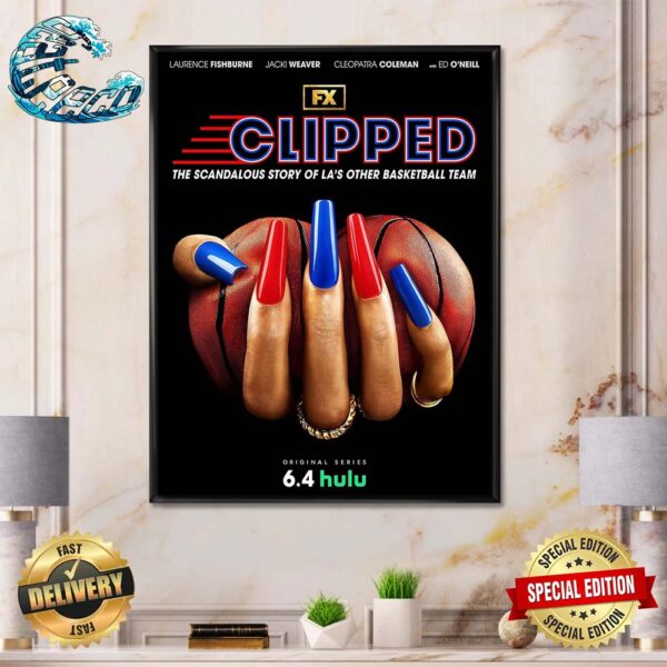 Official Poster For Clipped The Scandalous Story Of La’s Other Basketball Team Poster Canvas