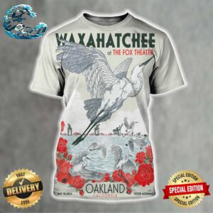 Official Poster Waxahatchee Tour Of The Fox Theater On May 18 2024 In Oakiland California All Over Print Shirt