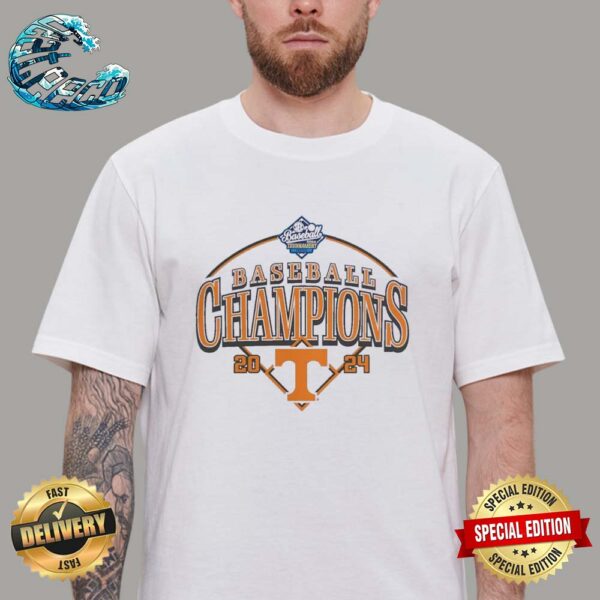 Official Tennessee Volunteers baseball 2024 SEC Conference Tournament Champions Vintage T-Shirt