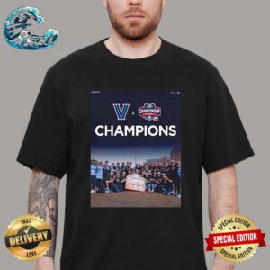 Official Villanova 2024 Big East Softball Tournament Champions Premium T-Shirt