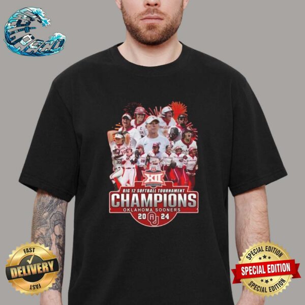 Oklahoma Sooners Big 12 Softball Tournament Champions 2024 Premium T-Shirt