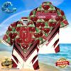 Oklahoma Sooners Ncaa Mens Floral Button Up Hawaiian Shirt