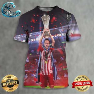 Olympiakos FC Beat Fiorentina To Win The UEFA Europa Conference League 2024 All Over Print Shirt