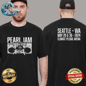Pearl Jam At Climate Pledge Arena In Seattle WA On May 28th And 30th 2024 Two Sides Print Vintage T-Shirt