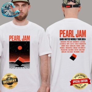 Pearl Jam Dark Matter World Tour 2024 Geo Desert Two Sides Print Classic T-Shirt