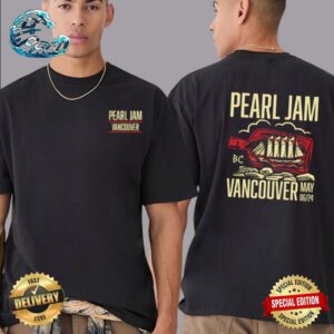 Pearl Jam With Deep Sea Diver Merch At Rogers Arena In Vancouver BC On May 6 2024 Two Sides Print Unisex T-Shirt