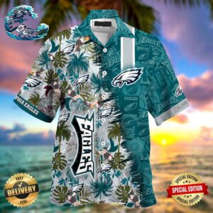 Philadelphia Eagles NFL Hawaiian Shirt Beach Shorts