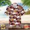 SMU Mustangs NCAA Mens Floral Button Up Hawaiian Shirt