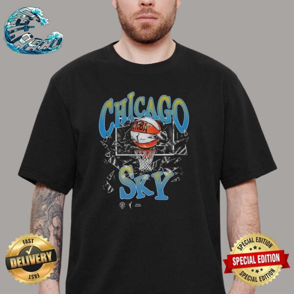 Playa Society Sky Backboard Chicago Sky Unisex T-Shirt