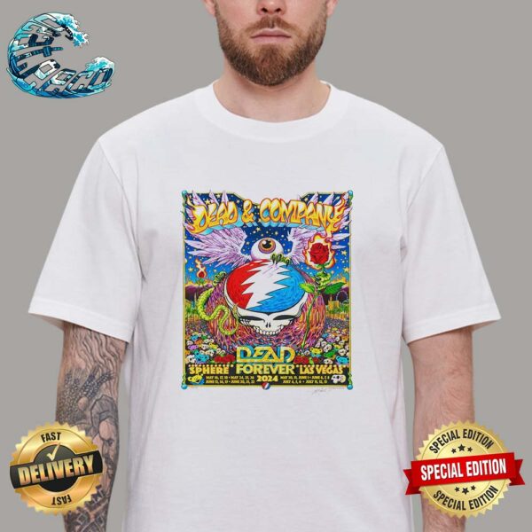 Poster For Dead And Company Forever At Sphere In Las Vegas NV On May June July 2024 Premium T-Shirt