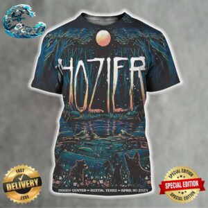 Poster For Hozier Is Hitting The Moody Center In Austin Texas Tonight For His Unreal Unearth Tour On April 30 2024 All Over Print Shirt