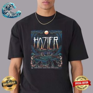 Poster For Hozier Is Hitting The Moody Center In Austin Texas Tonight For His Unreal Unearth Tour On April 30 2024 Unisex T-Shirt