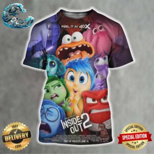 Poster Inside Out 2 Feel It In 4DX Only In Theaters June 14 All Over Print Shirt