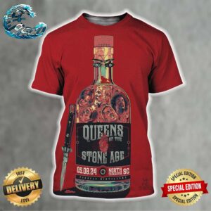 Queens Of The Stone Age The End Is Nero At Firefly Distillery In North Charleston SC On May 8 2024 All Over Print Shirt