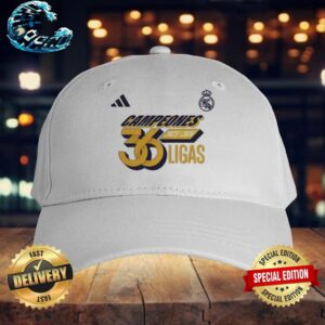 Real Madrid Campeones 2023 2024 36 Ligas Adidas Official Classic Cap Snapback Hat