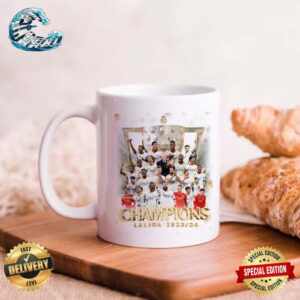 Real Madrid Somos Los Campeones 36th De Laliga 2023-24 Coffee Ceramic Mug