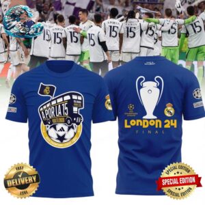 Real Madrid UEFA Champions League Final London 24 All Over Print Shirt