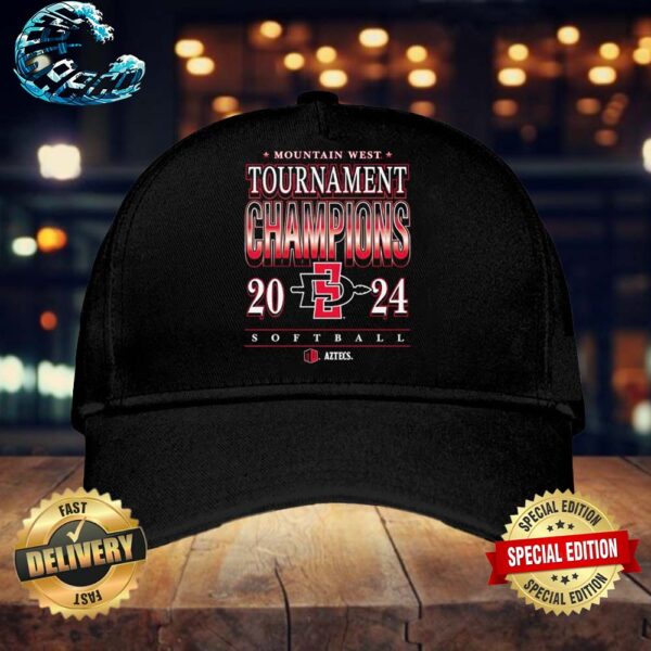 SDSU Softball 2024 Mountain West Conference Tournament Champions Classic Cap Snapback Hat