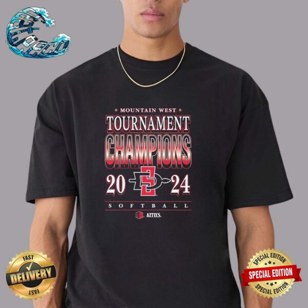 SDSU Softball 2024 Mountain West Conference Tournament Champions Unisex T-Shirt