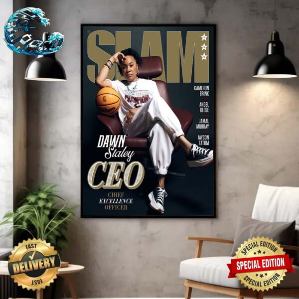 SLAM 250 Covers Dawn Staley CEO Chief Excellence Officer South Carolina Coach And Three-Time National Champion Poster Canvas