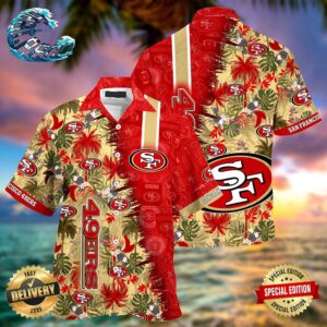 San Francisco 49ers NFL Hawaiian Shirt Beach Shorts