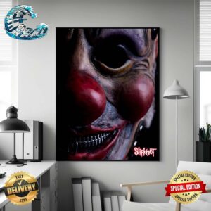 Slipknot Clown Custom Percussion New Mask Introducing Members 2024 Home Decor Poster Canvas