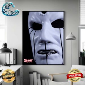 Slipknot Eloy Casagrande Drums New Mask Introducing Members 2024 Poster Canvas