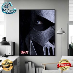 Slipknot Mick Thomson Guitars New Mask Introducing Members 2024 Poster Canvas