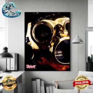 Slipknot Sid Wilson Turntables New Mask Introducing Members 2024 Wall Decor Poster Canvas