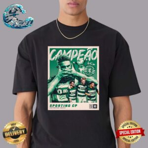 Sporting CP Champion Campeão Nacional Liga Portugal 2023-24 Vintage T-Shirt