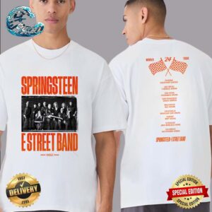 Springsteen And The E-Street Band 2024 World Tour Photo Two Sides Print Classic T-Shirt
