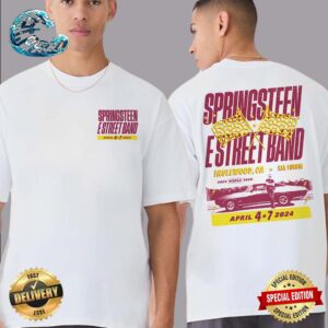 Springsteen And The E-Street Band Inglewood 2024 Limited Edition Tour Two Sides Print Unisex T-Shirt