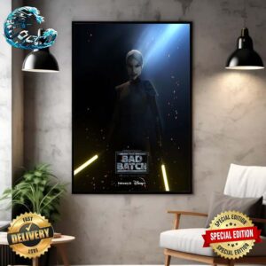 Star Wars The Bad Batch Season 3 Asajj Ventress Character Poster Home Decor Poster Canvas
