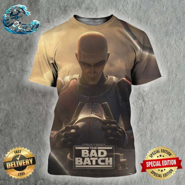 Star Wars The Bad Batch Season 3 Crosshair Character Poster All Over Print Shirt