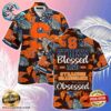 Syracuse Orange Summer Beach Hawaiian Shirt Hibiscus Pattern For Sports Fan