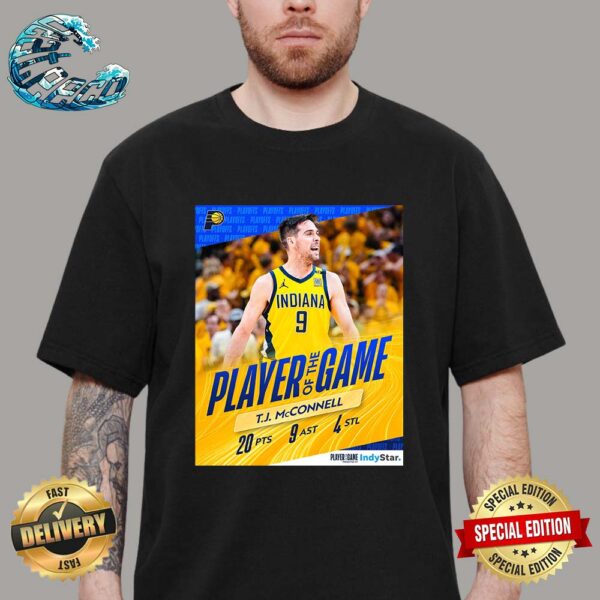 T J McConnell Indiana Pacers Player Of The Game Unisex T-Shirt