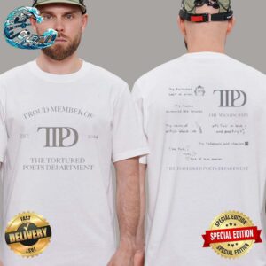 Taylor Swift The Tortured Poets Department New Album Vintage TTPD Merchandise Two Sides Premium T-Shirt
