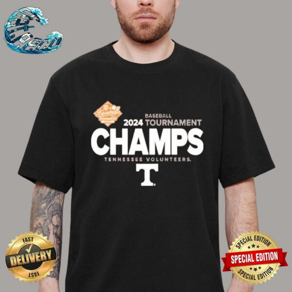 Tennessee Volunteers 2024 SEC Baseball Conference Tournament Champions Unisex T-Shirt