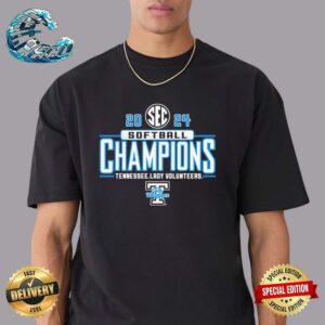Tennessee Volunteers 2024 SEC Softball Regular Season Champions Black Unisex T-Shirt