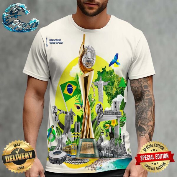 The 2027 FIFA Women’s World Cup Brazil All Over Print Shirt