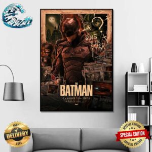 The Batman Sins Of The Father Regular Edition By Artist Sam Green Home Decor Poster Canvas