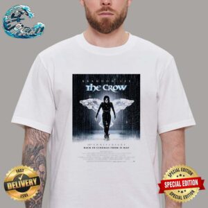The Crow Brandon Lee 30th Anniversary Poster Back In Cinemas From 31 May Unisex T-Shirt