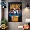 Dallas Mavericks Western Conference Champions 2024 Home Decor Poster Canvas