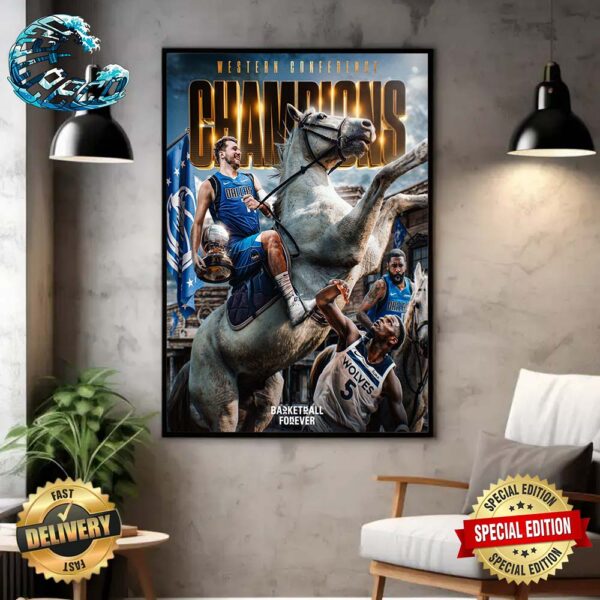 The Dallas Mavericks Elimie The Minnesota Timberwolves To Advance To The NBA Finals Wall Decor Poster Canvas