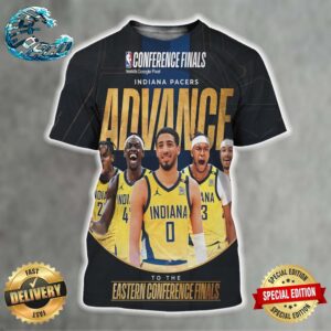 The Indiana Pacers Advance To The Eastern Conference Finals NBA All Over Print Shirt