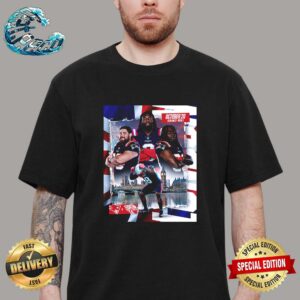 The New England Patriots Will Square Off Against The Jacksonville Jaguars At Wembley Stadium In London In Week 7 Of The NFL 2024 Season T-Shirt