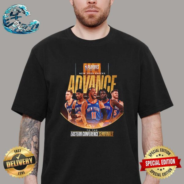 The New York Knicks Advance To The Eastern Conference Semifinals NBA Playoffs Vintage T-Shirt