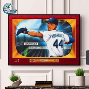The Newest Case Hit In 2024 Bowman Julio Rodríguez Seattle Mariners The 1955 Bowman Anime Decor Poster Canvas