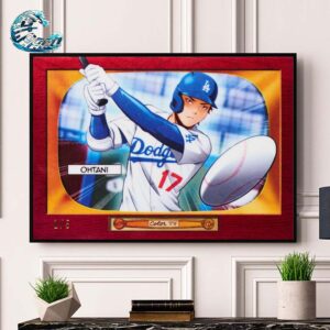 The Newest Case Hit In 2024 Bowman Shohei Ohtani Los Angeles Dodgers The 1955 Bowman Anime Poster Canvas